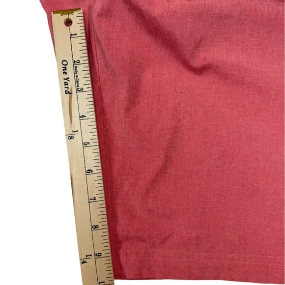 Nicklaus Golf Shorts Performance Fabric Lightweight Coral Men Size 36 - Picture 9 of 9